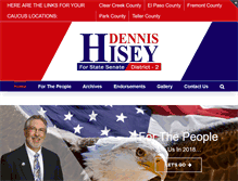 Tablet Screenshot of dennishisey.com
